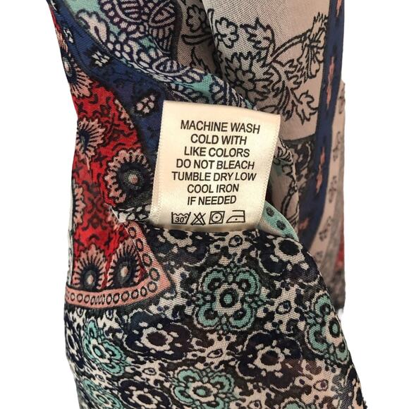 Live4Truth Red White & Blue Kimono Mixed Print-Medium - Picture 7 of 8